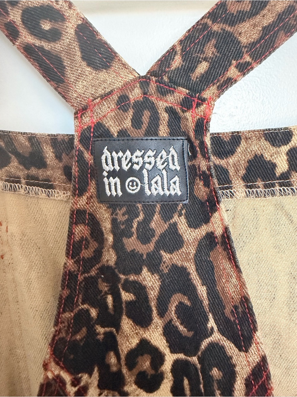 Dressed in LALA Star Girl Rising Boyfriend Overalls - XL - Picture 9 of 11